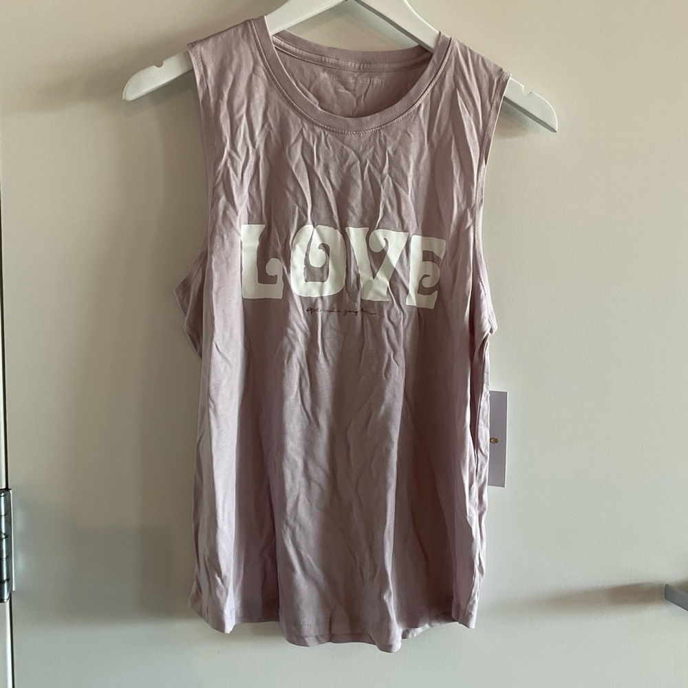 Spiritual Gangster Pink Tank Top